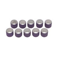 Manchons abrasifs pour Manchons abrasifs pour tambour de ponçage en caoutchouc, 10 pièces, grain 120