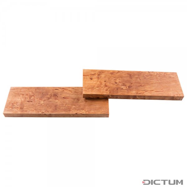 Masur Birch, Stabilised, Handle Scales, Pair, 140 x 43 x 30 mm