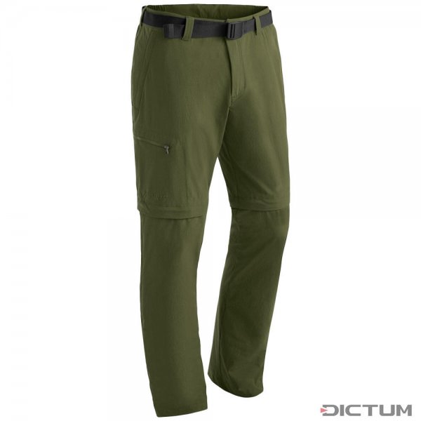 Męskie spodnie odpinane „Tajo”, wojskowa zieleń, rozmiar 52