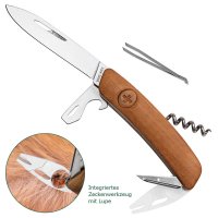 SWIZA Kapesní nůž Tick Tool Wood, ořechové dřevo