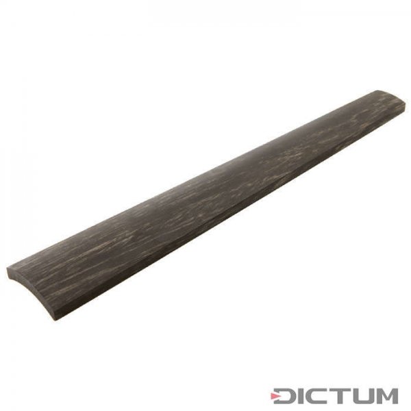 Fingerboard, African Ebony, A-Quality, Bass 3/4 Round