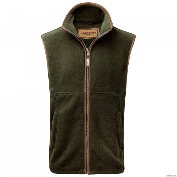 Schöffel »Oakham« Fleece Vest, Dark Olive, Size 48