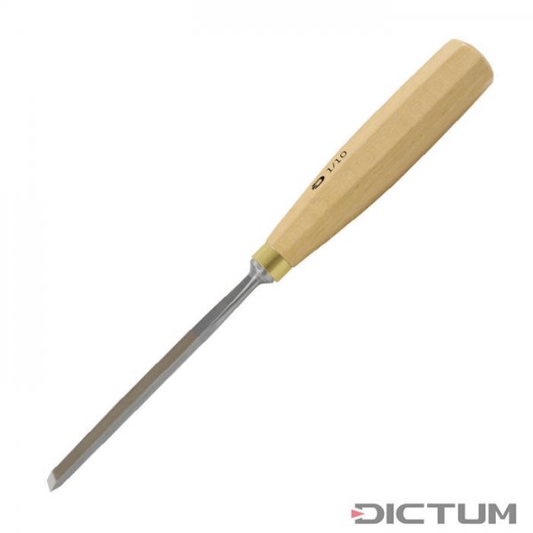 DICTUM Carving Tool, Chisel, Double Bevel 1/3 mm