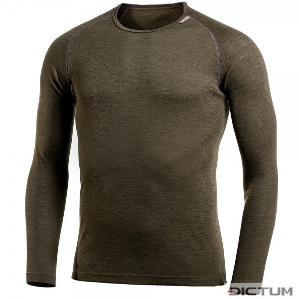 Woolpower Lite Unterhemd, grün, langarm, Größe S