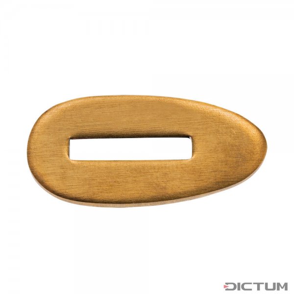 Bolster with Finger Guard, 15 x 31 mm, Brass, Blade Thickness 3.0 mm