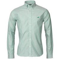 Laksen »Eton« Men's Laksen »Eton« Men's Shirt, White/Green, Size L