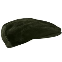 Cap, Suede Leather, Cap, Suede Leather, Green, Size 56