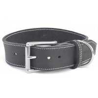 Collar para perro Bolleband Classic 40 mm, negro, XXL