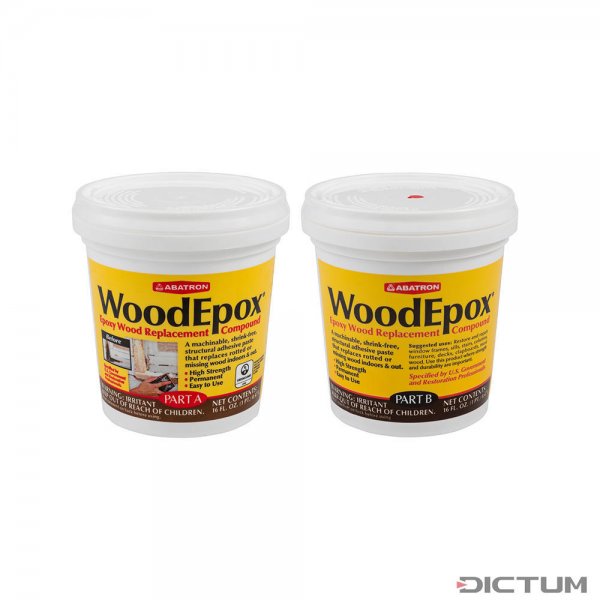 Compuesto de reemplazo de madera Abatron WoodEpox, 950 ml