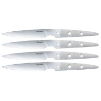 Raffir Steak Knife Blades, VG10 Damascus, 4-piece Set