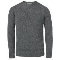 Men’s Crew Neck Sweater, Men’s Crew Neck Sweater, Grey Melange, Size L