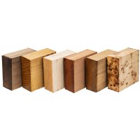 Drewna europejskie, zestaw klocków drewnianych do produkcji mis 1, 6 sztuk