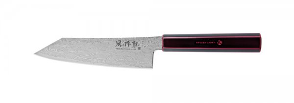 Couteau polyvalent Fukaku-Ryu Urushi Hocho, Santoku, grand