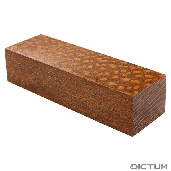 Krajkové dřevo, stabilizované, blok, 140 x 43 x 33 mm