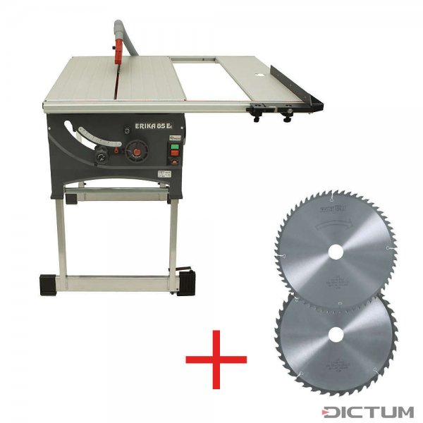 SPECIAL OFFER: ERIKA 85 Ec + Extension/ Routertable, 2 Rails, 2 extra saw blades