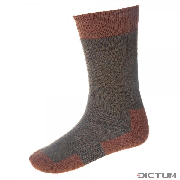 Pánské funkční ponožky House of Cheviot GLEN, hnědé, velikost M (42 - 44)