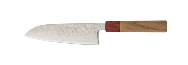 Couteau polyvalent Hokiyama Hocho » Red Edition «, Santoku
