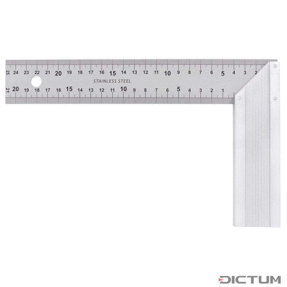 DIMOS - Equerre de menuisier en aluminium longueur 30cm réf. 155576