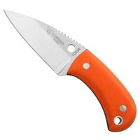 Cudeman »Yoda« Three-finger Knife, G10, Orange, Kydex Sheath