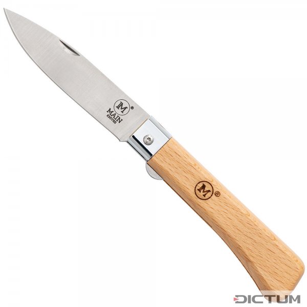 Cuchillo plegable MAIN »Workers Line«, hoja Drop Point, haya