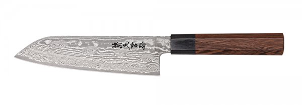 Универсальный нож Bontenunryu Hocho, Венге Santoku