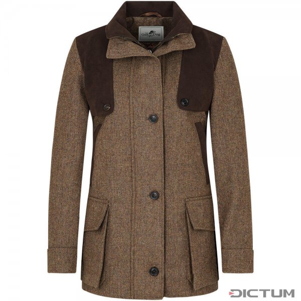 »Lomond« Ladies' Tweed Jacket, Chequered, Brown, Size 38