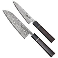 Juego de cuchillos, Shigeki Hocho »ébano«, 2 piezas