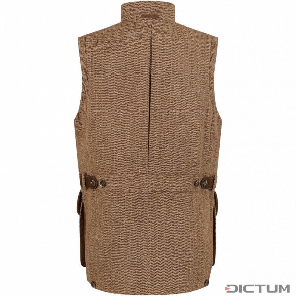 Shooter Tweed Men s Hunting Vest Chestnut Size 52 Shooting Vests Dictum