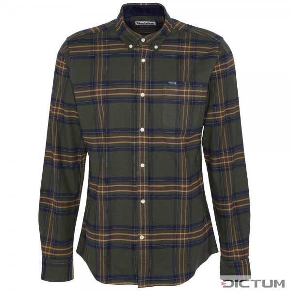 Chemise pour homme Barbour » Portdown «, vert olive, taille M