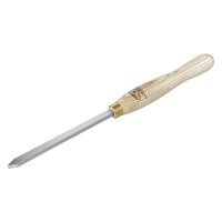 Crown Triangular Parting Tool, Oiled Ash Handle, Blade Width 3 mm