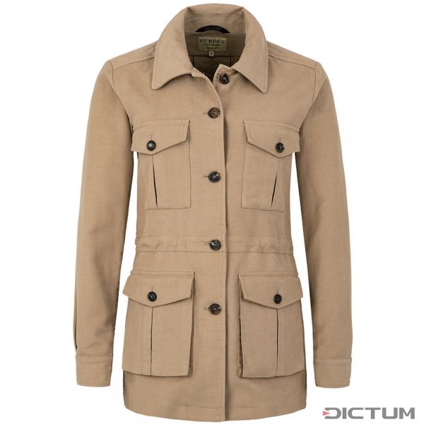 Purdey »Kingsley« Ladies Safari Jacket, Sand, Size 34
