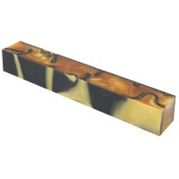 Acrylic Pen Blank, Acrylic Pen Blank, Gold/Black
