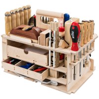 DICTUM Tool Carrier »Cabinet making, Interior Work«, Equipped, 43-Piece Set