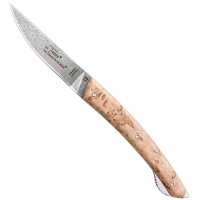 Нож Le Thiers Verrou клинок Дамаск, рукоятка - карельская береза