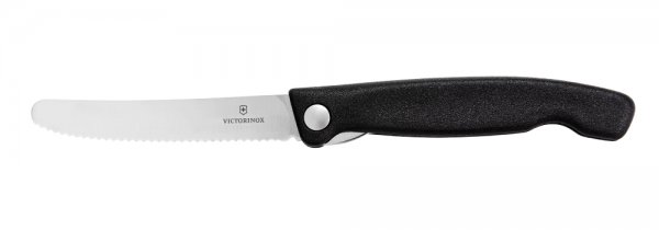 Victorinox Swiss Classic通用折叠刀，黑色。
