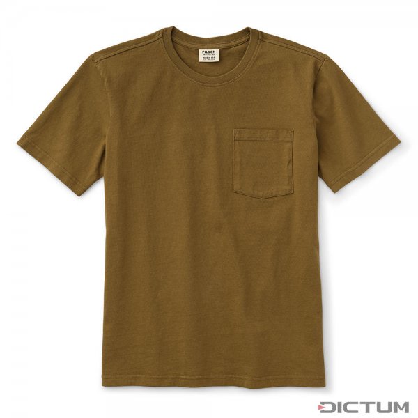 Filson Women's Short Sleeve Outfitter Solid One-Pocket T-Shirt, Olive, Größe M