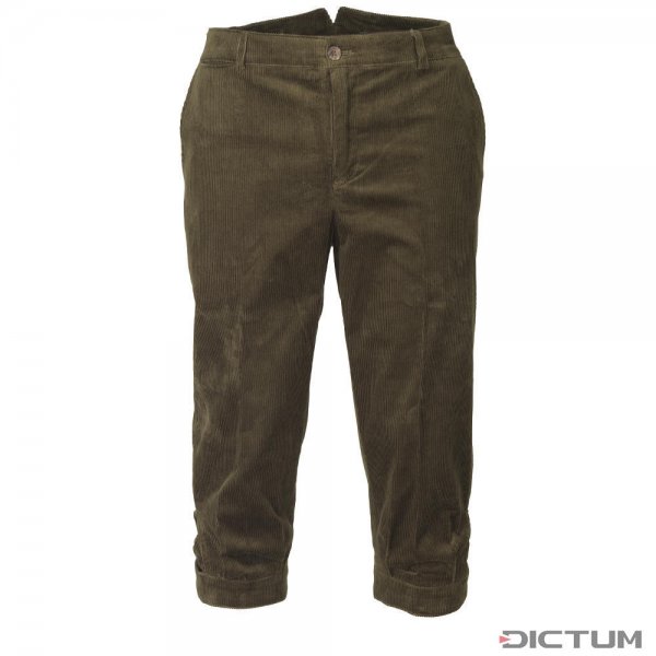 Laksen Pánské kalhoty pod kolena Cord Mayfair, zelené, velikost 54