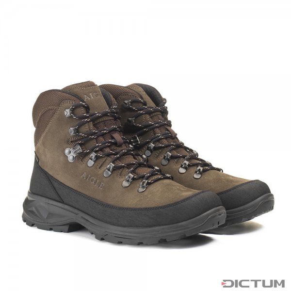 Botas de trekking para hombre Aigle »Bakke GTX«, marrón oscuro, talla 40