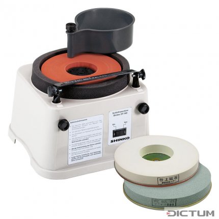Shinko Schärfmaschine, Set mit 3 Steinen