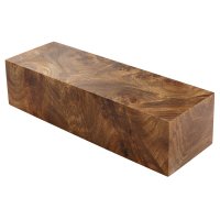 Wiąz mazerowany, Wiąz mazerowany, stabilizowany, blok, 140 x 43 x 33 mm