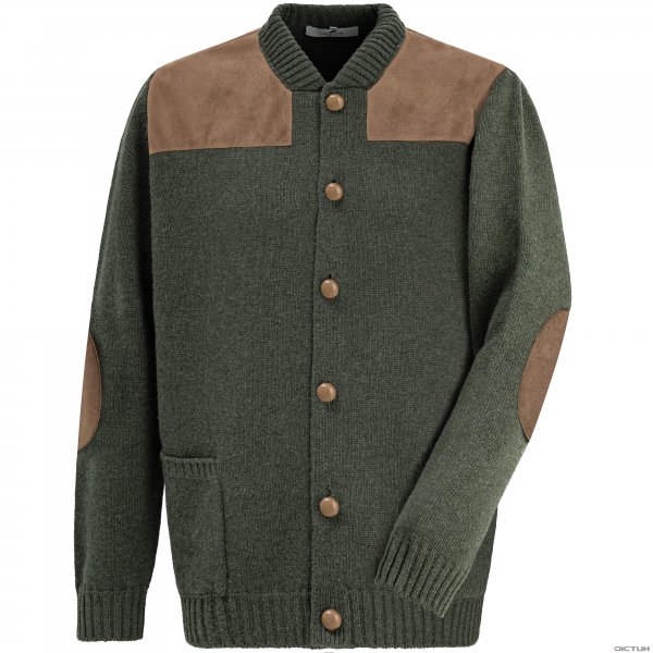 »Roberto« Men's Cardigan, Loden, Size 58