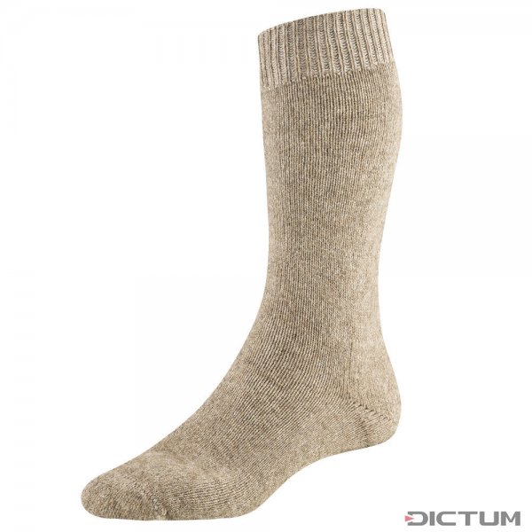 Socks, Possum Merino, Beige, Size L