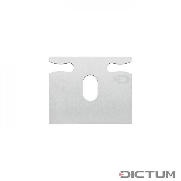 DICTUM辐条剃须刀的替换刀片，圆底，SK4钢。