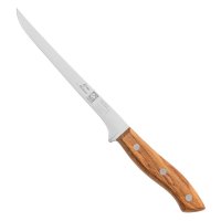 Cuchillo para filetear, madera de olivo