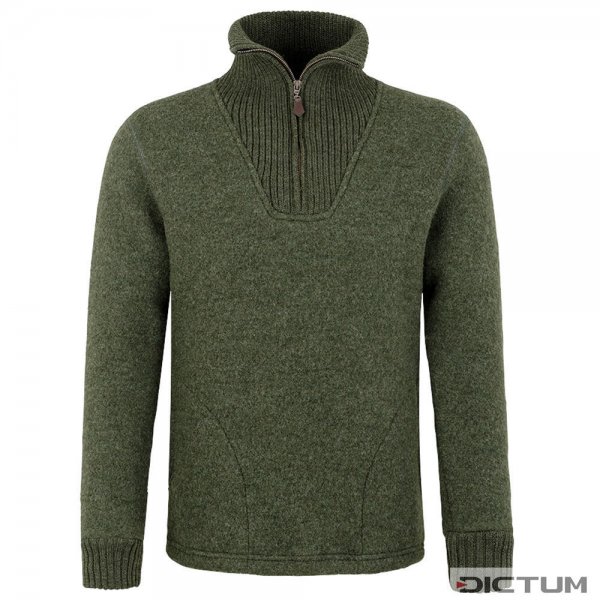 »Philipp« Broadcloth Pullover, Forest Green, Size M