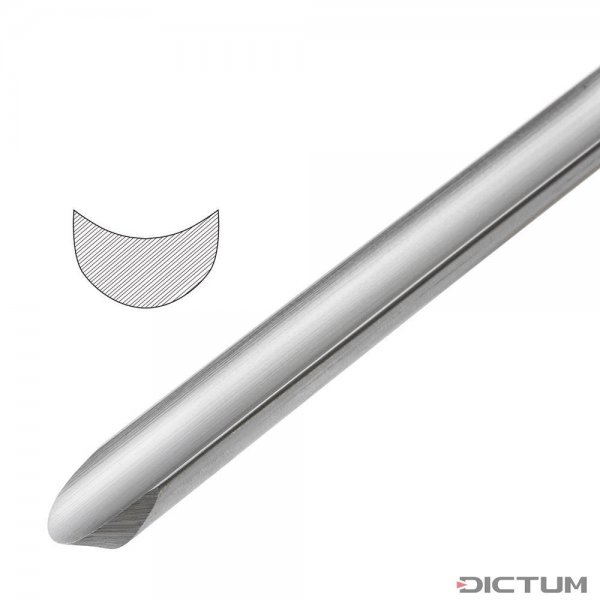 Crown »English-style« Spindle Gouge, M42-Cryogenic, Blade Width 9 mm