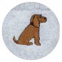 hellgrau (Motiv: Golden Cocker Spaniel)