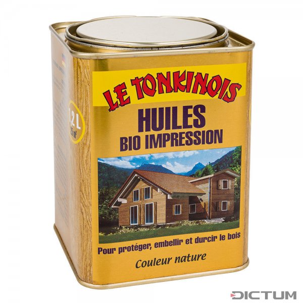 Aceite Le Tonkinois »Bio Impression«, imprimación de la madera, incoloro, 2,5 l