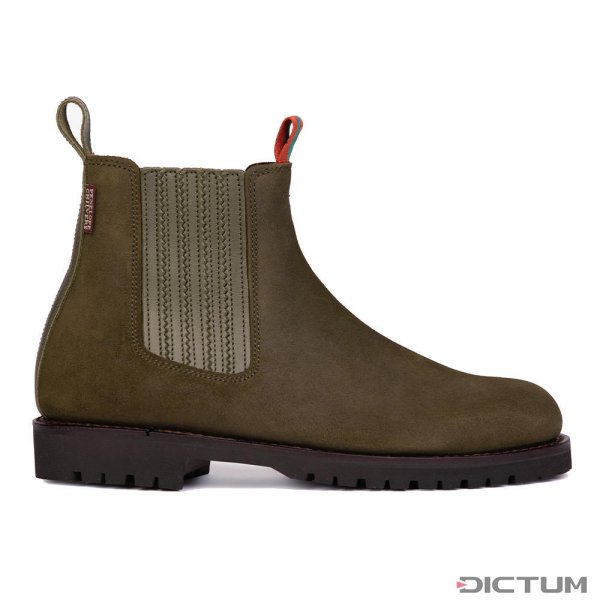 Penelope Chilvers »Oskar« Ladies Chelsea Boots, Wool Lining, Olive, Size 37