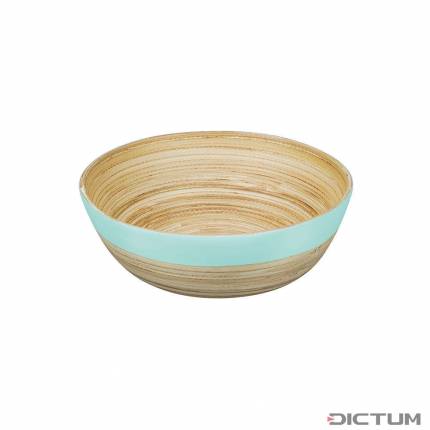 Bol de bambú BiMa pequeño, turquesa pastel